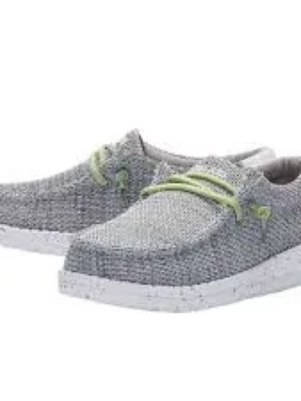 NEW Hey Dude Wally Youth, Sox Stone White